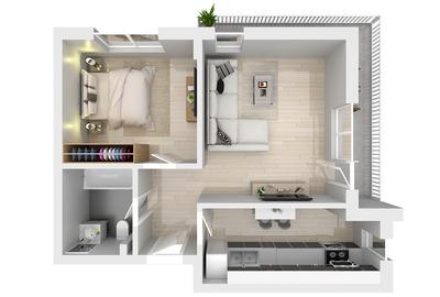Apartament 2 camere Bragadiru constructie noua premium livrare 2027 trim 2 - 11