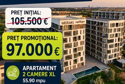Apartament cu 2 camere semidecomandat în Mamaia-Sat