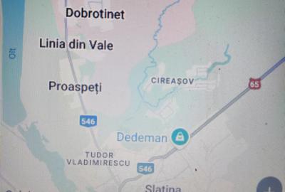 Teren 2000 mp, intravilan, vatra satului, Pietris- Slatina, urgent, 5 km Slatina - 1