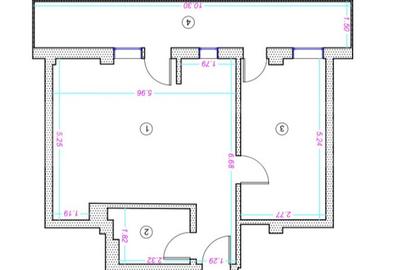 Apartament 2 camere, 50 mp, finisat, zona Donath - 1