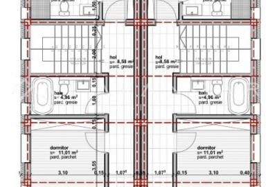 Unitate duplex | 185.5 mp utili | 450 mp teren | panorama | Voronet - 8