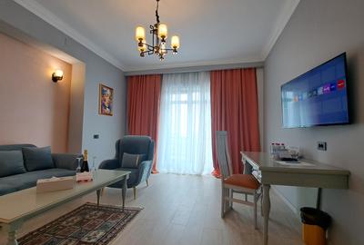 Apartament cu 2 camere semidecomandat, mobilat în Băneasa