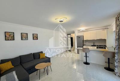 Apartament cu 2 camere semidecomandat, mobilat în Giroc