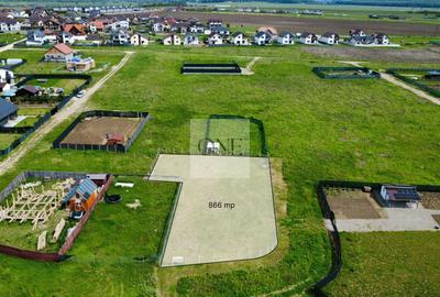 Teren Construcții intravilan de 866 mp, în Bod
