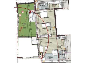 Apartament 3 camere cu terasa de 39 mp, zona Parcului Central - 7