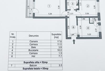 APARTAMENT 2 CAMERE DECOMANDAT - ASTRA - 20