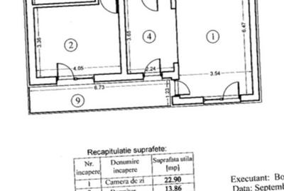 Parter.Bloc nou.3 camere decomandate - 1