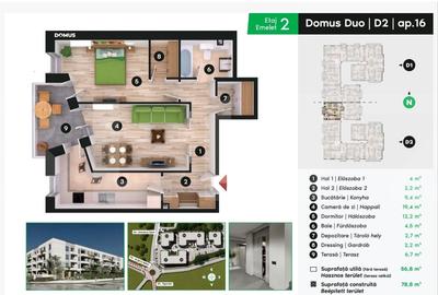Apartament 2 camere – confort, lumină și eficiență în Sepsi Domus - 5