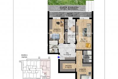 Apartament cu 3 camere decomandat în Theodor Pallady