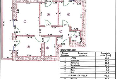 3 camere LUX - terasă 33 mp | Cortina North -Faza 1 |  parcare - 20