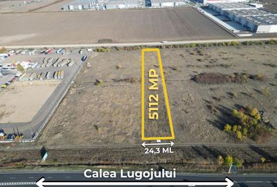 Teren de 5.112mp pentru servicii- industrial | calea Lugojului | Ghiroda - 2