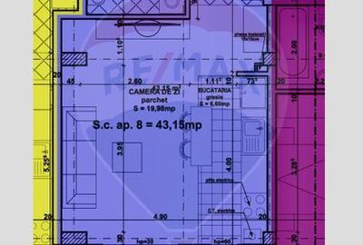 Apartament cu 1 cameră în bloc nou în zona Victoriei - 14