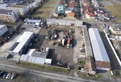 Teren intravilan 6.555 mp cu hală industrială - 2