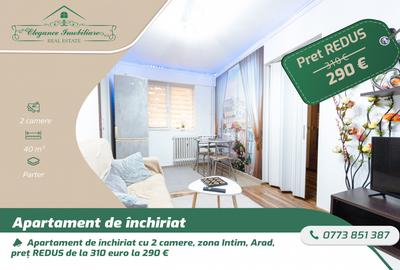 Apartament cu 2 camere decomandat, mobilat în Intim