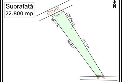 Teren de vanzare - 22800mp  - Parc Industrial km 23 - 1