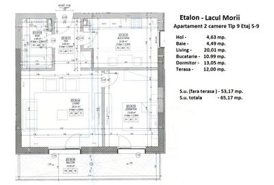 Apartament 2 camere,centrala proprie,mutare imediata,vedere catre Lacul Morii! - 41