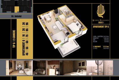 Investitie Sigura 2 camere,randament bun ,bloc nou - 5