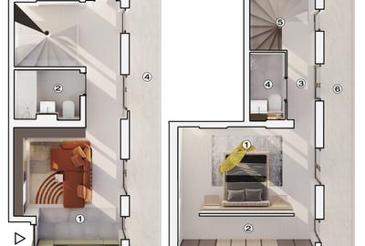 3 camere intr-un penthouse spectaculos in ansamblul The Icon - 12