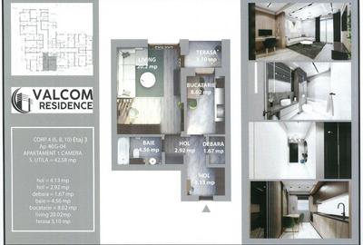 Valcom Residence Bartolomeu, Garsoniera, terasa 3.10, Comision 0% - 5