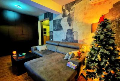 Apartament cu 2 camere semidecomandat, mobilat în Giurgiului