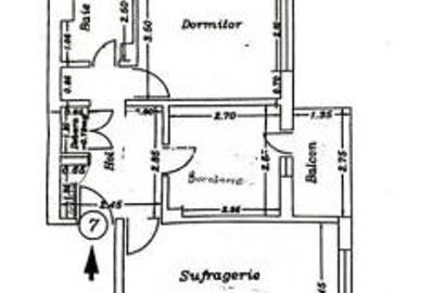 Apartament cu 2 camere decomandat în Anda