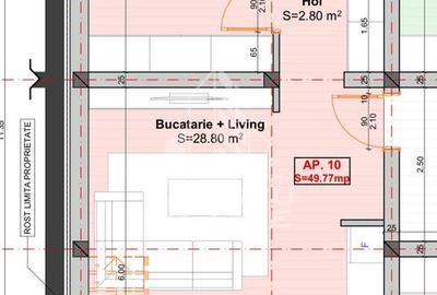 Penthouse cu 3 camere, 2 bai si dressing in spate la Lidl. - 22