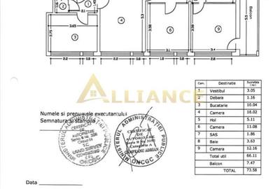 Apartament 3 camere de vanzare - zona Titan, Aleea Barajul Bistritei