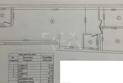 3 camere, Matei Voievod, etaj 1, an 2008, 98 mp - 8