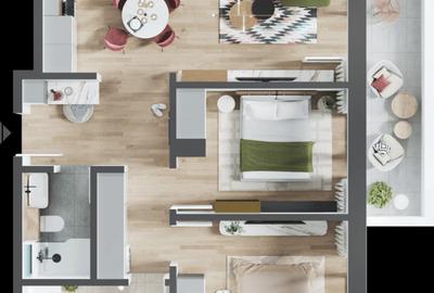 Apartament cu 3 camere tip Paris de vanzare in Prima Urbana 3-Oradea - 17