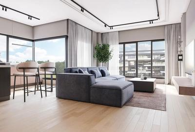 Apartament cu 3 camere semidecomandat în Băneasa