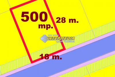 OCAZIE! Teren Intravilan OARDA de 500 mp Deschidere 18 m. cu toate utilitatile - 1