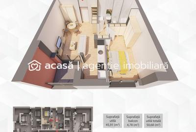 Penthouse in R39– direct de la dezvoltator, fără agenție! Ap.55 - 1