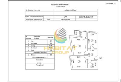 Apartament 2 Camere Decomandat 50.3 Mp Bloc Nou Sector 5 - 3