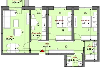 Vanzare Apartament 3 Camere Lujerului Exigent Finisat - 1