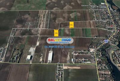 Teren Balotesti str Fantanii cu str Bisericii 1 Ha cu acces 44 m - 1