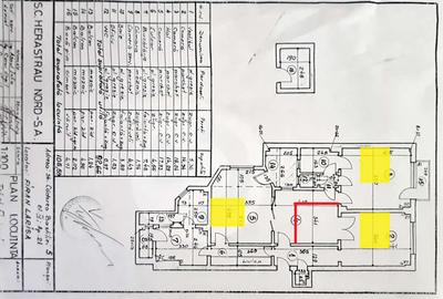 Apartament cu 4 camere semidecomandat, mobilat în P-ța Romană