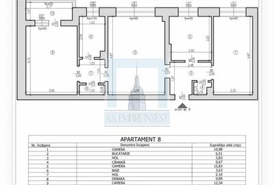 Apartament 3 camere , 60mp, Etj 2/3 - zona Râșnov/ISR - 7