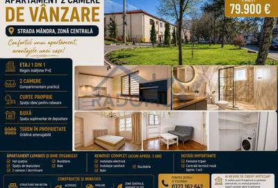 Apartament cu 2 camere decomandat, mobilat în Ultracentral