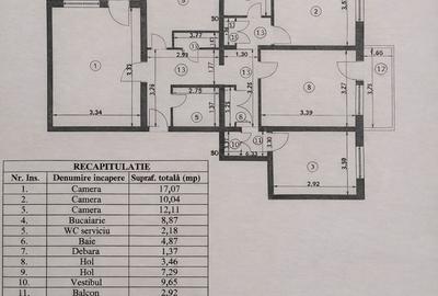 Apartament 4 camere zona Mihalache - Turda |Necesita Renovare | Centrala Termica - 1