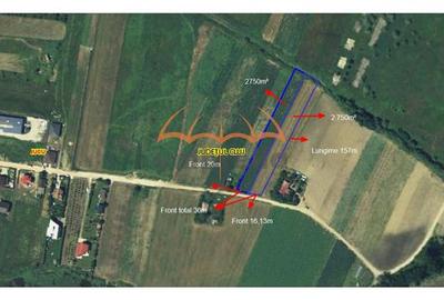Teren de vanzare Jucu de Mijloc Intravilan  5.500m²/45€ m² - 1
