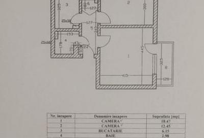 Apartament cu 2 camere decomandat în Basarabia