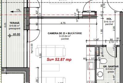 Apartament cu 2 camere semidecomandat în Apahida