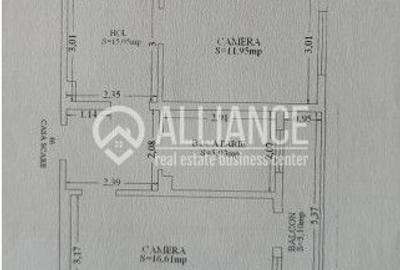 Abator/Gara (COD04)- 3 camere decomandate - 10