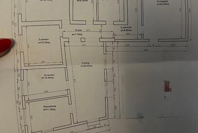 Vand casa in Paleu, Jud Bihor! 3 camere, living mare, garaj dublu. Teren 711 mp. - 7