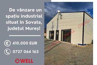 De vânzare un spațiu industrial situat în Sovata, județul Mureș!