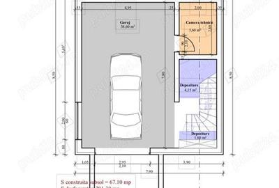 C.A.Rosetti  teren 451mp cu Autorizatie De Constructie pentru vila D+P+E 210mp - 6