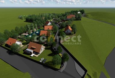 Vanzare Teren Intravilan Salicea - Cluj cu Autorizație și Utilități la Parcelă - 3