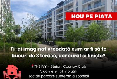 Baneasa Shopping City(THE IVY)-3 camere, 104 mp, mobilier ROVERE, terase, garaj! - 3