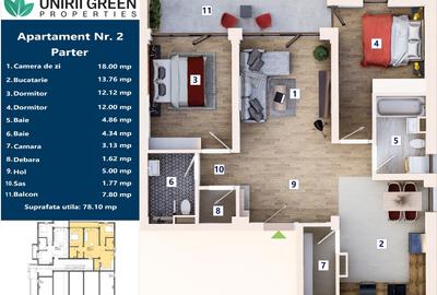 Apartamente cu 3 camere direct de la dezvoltator - 6