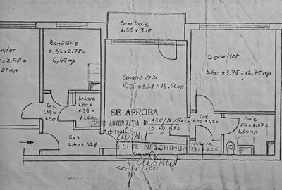 Apartament cu 3 camere semidecomandat în Militari